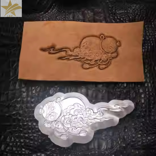 Leatherwork Flowers - 3D Su Kabağı Şeklinde Deri Kabartma