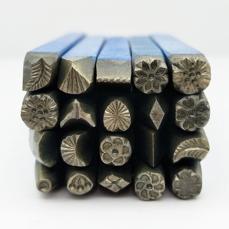 Leatherwork Flowers - DIA 5.5mm 20 adet DIY Damga