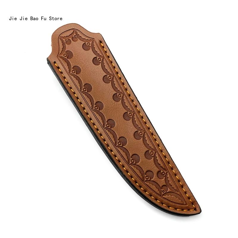 Leatherwork Roller - E8BD Deri Bıçak Kılıfları Düz ​​Bıçak