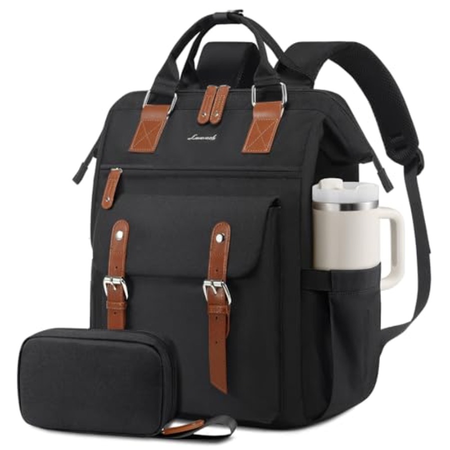 Leather Work Leather - Kadınlar için Laptop Sırt Çantası, Öğretmen