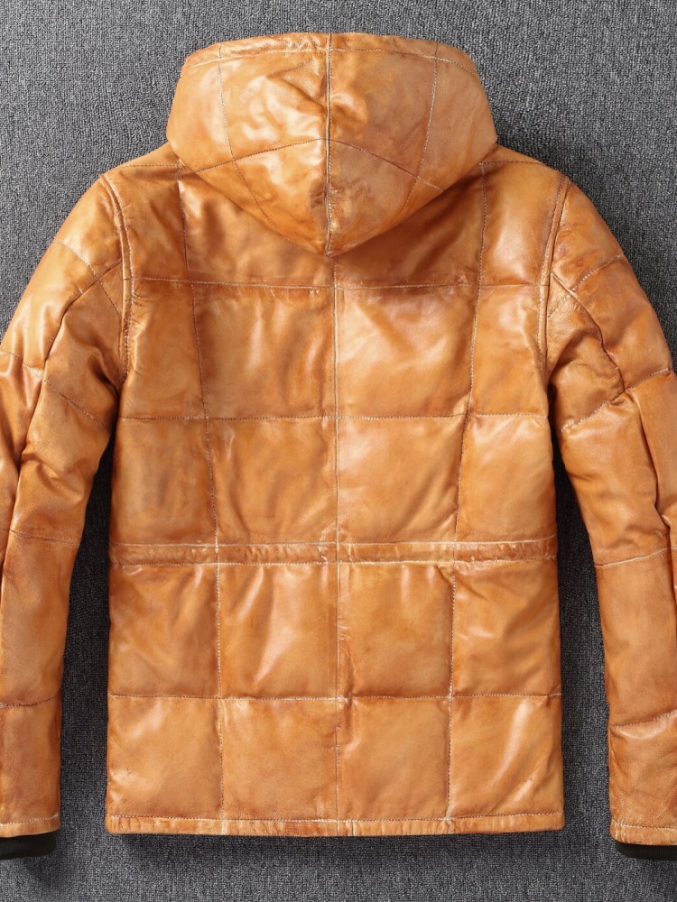 Kış Erkek Koyun Derisi Hakiki  - Leather Work Jacket With Hood incelemesi ve fiyatı