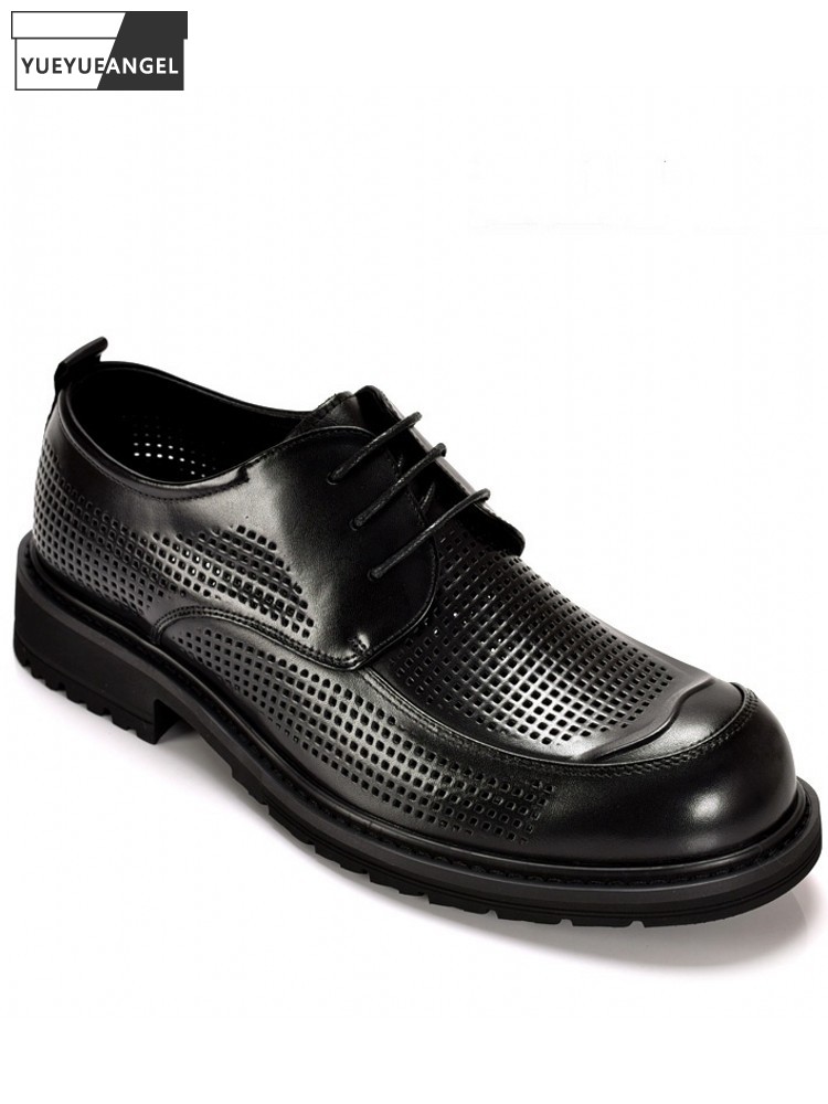 Yaz iş erkek nefes iş elbise a - Leather Work Outfit incelemesi ve fiyatı