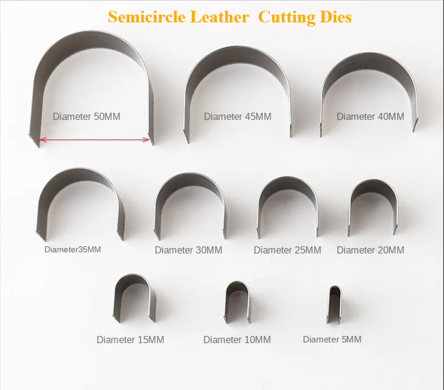 10 adet/takım yarım daire deri - Leathercraft Japan incelemesi ve fiyatı