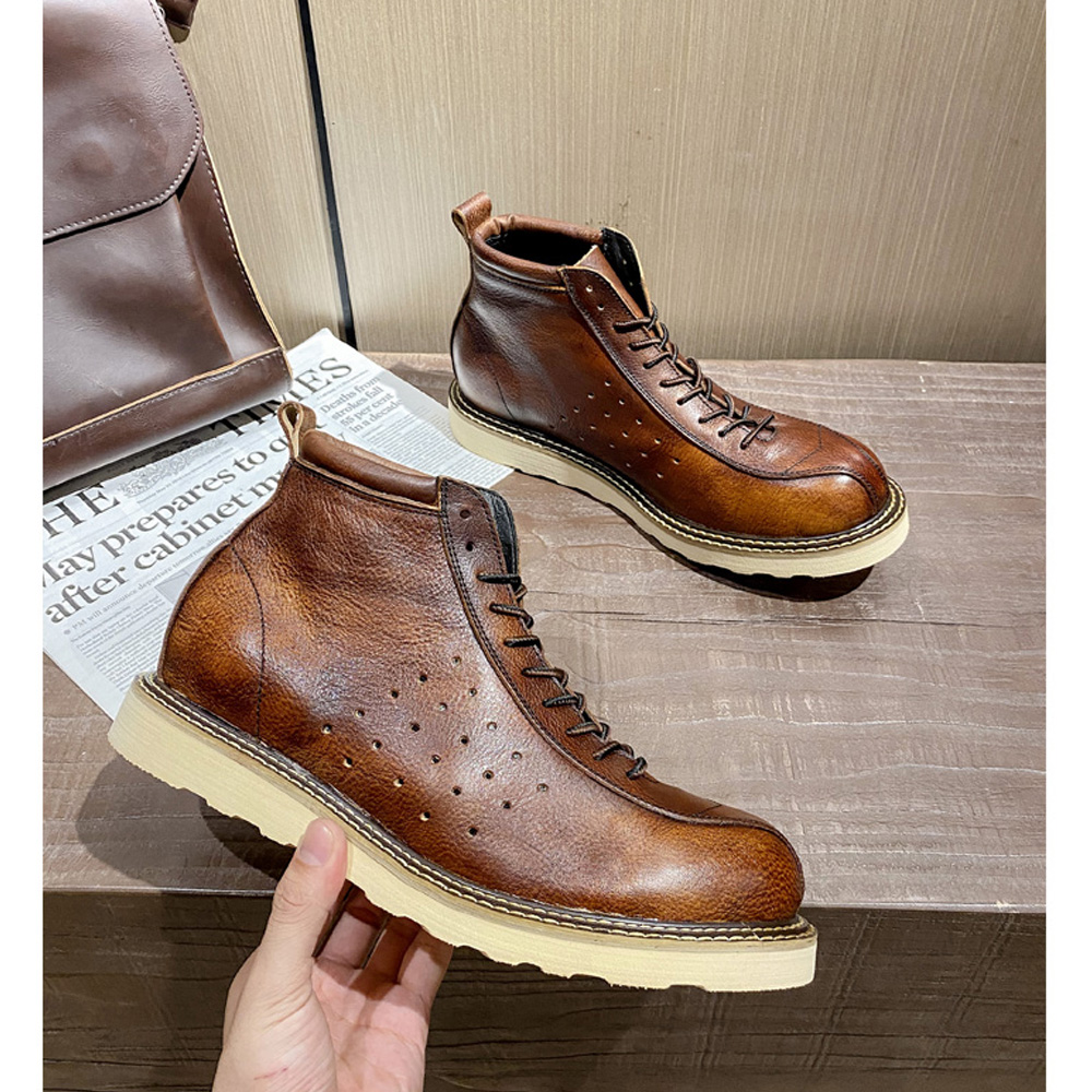 Erkek Hakiki Deri Oymalı Chels - Leather Work Outfit incelemesi ve fiyatı