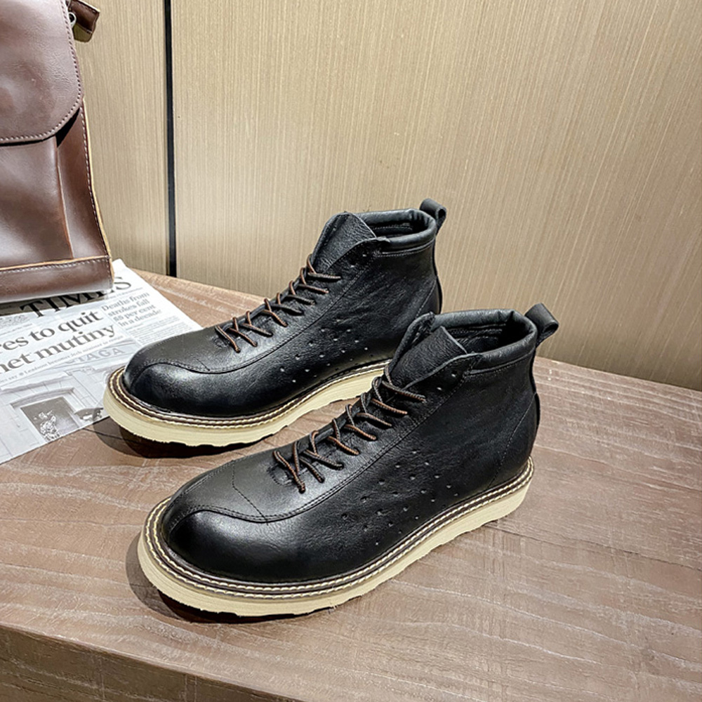 Erkek Hakiki Deri Oymalı Chels - Leather Work Outfit incelemesi ve fiyatı