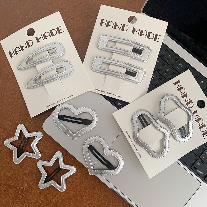 2 adet gümüş deri Bb klip büyü - Leatherwork Pony incelemesi ve fiyatı