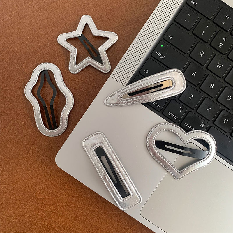 2 adet gümüş deri Bb klip büyü - Leatherwork Pony incelemesi ve fiyatı