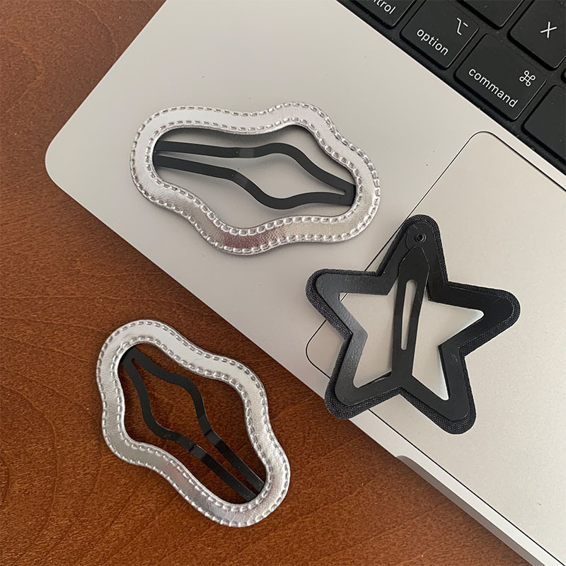 2 adet gümüş deri Bb klip büyü - Leatherwork Pony incelemesi ve fiyatı