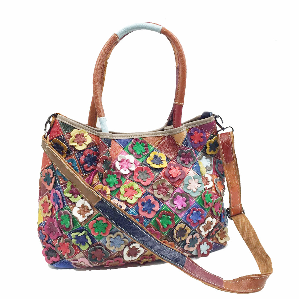 Büyük Boy Kadın Hakiki Deri Ço - Leatherwork Flowers incelemesi ve fiyatı