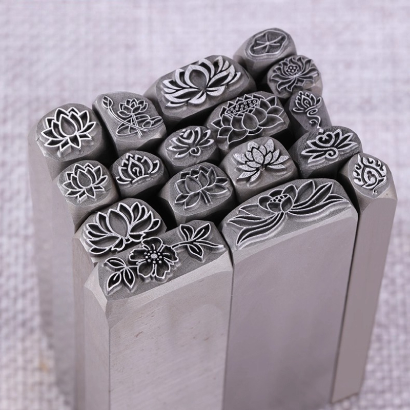 Lotus Çiçeği Tasarım Metal Pul - Leatherwork Flowers incelemesi ve fiyatı