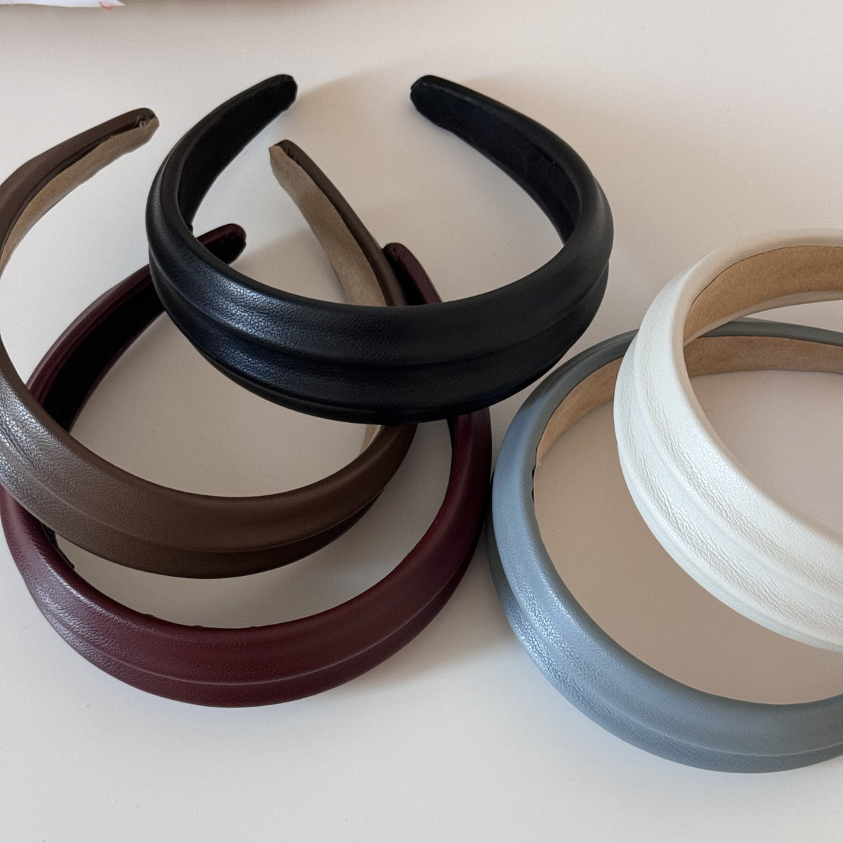 PU Deri Geniş Bantlar Saç Bant - Leatherwork Pony incelemesi ve fiyatı