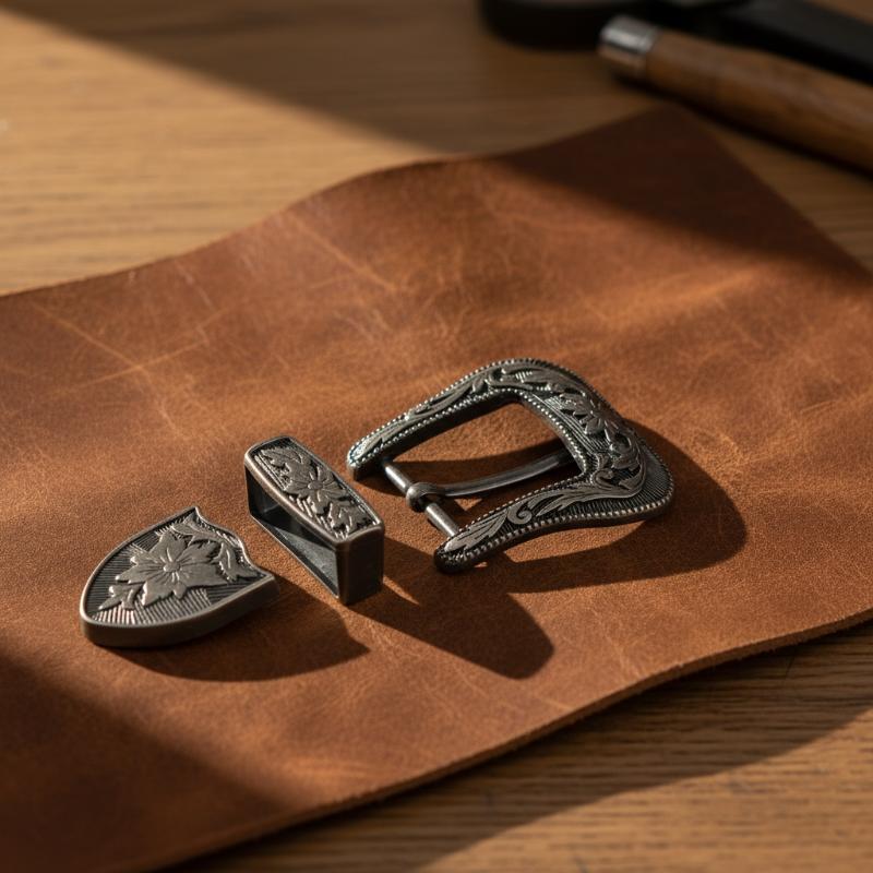 Çiçek desenli vintage metal ke - Leather Work Outfit incelemesi ve fiyatı