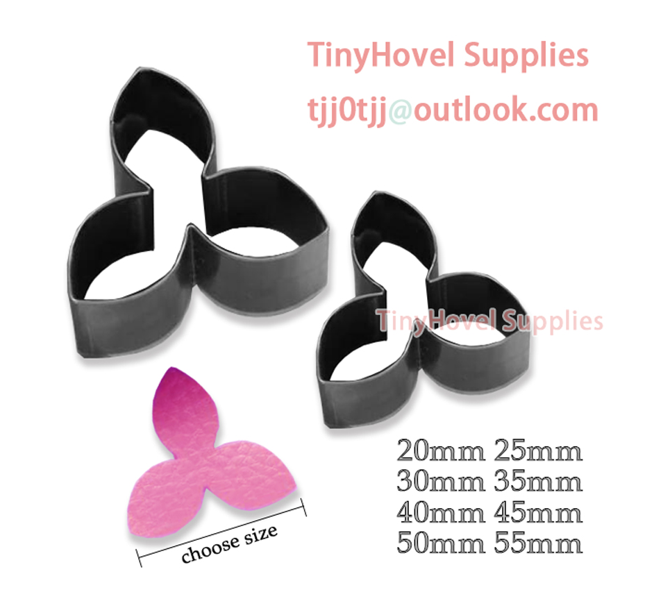 20mm-100mm Yonca Şeklinde Çeli - Leatherwork Flowers incelemesi ve fiyatı