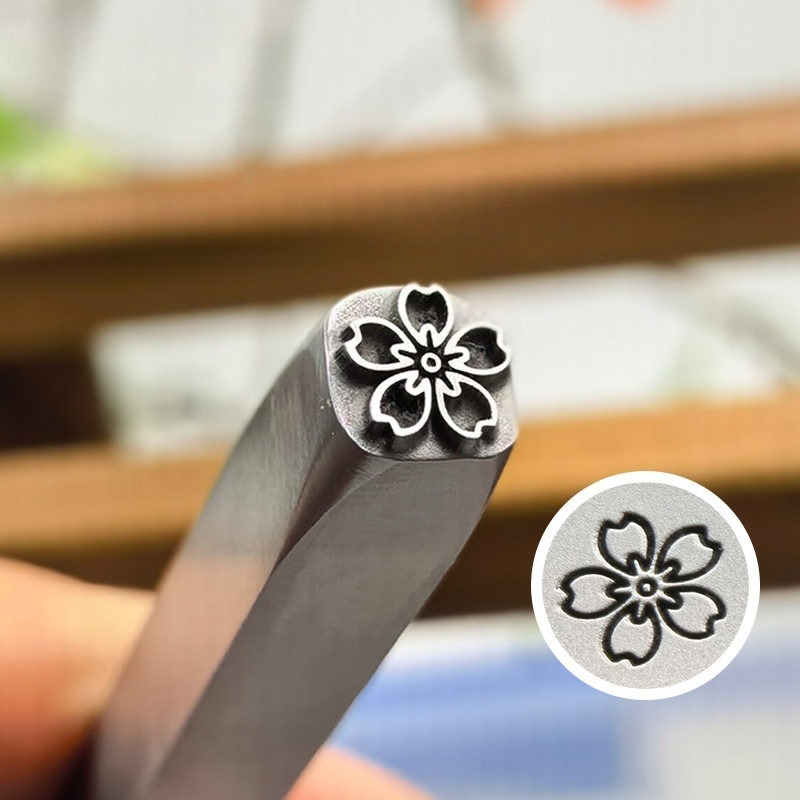 5/7mm Çiçek Desenli Metal Damg - Leatherwork Flowers incelemesi ve fiyatı