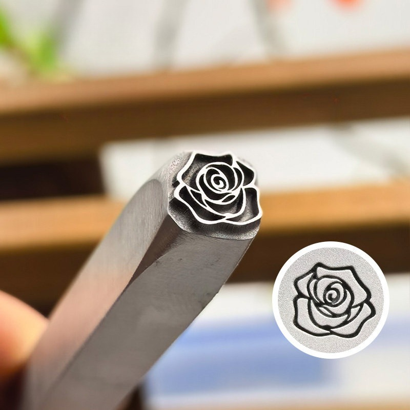 5/7mm Çiçek Desenli Metal Damg - Leatherwork Flowers incelemesi ve fiyatı