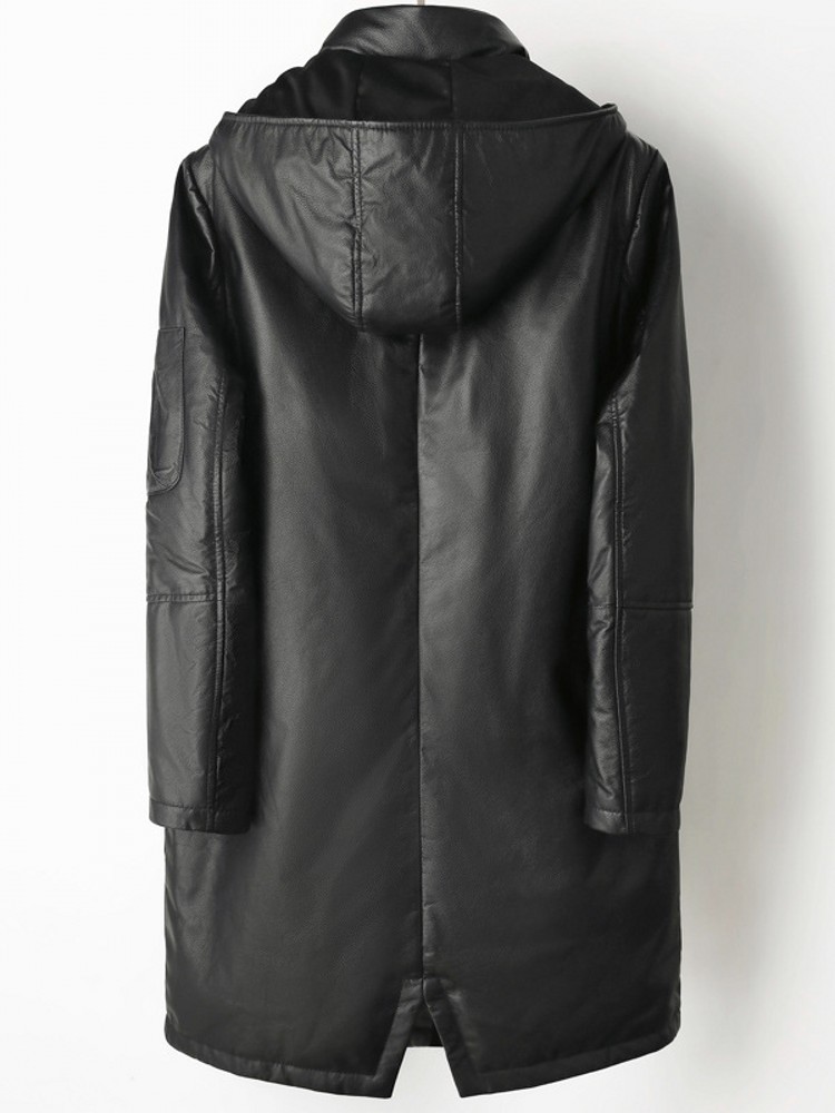 Kış Erkekler Sıcak Sığır Deris - Leather Work Jacket With Hood incelemesi ve fiyatı