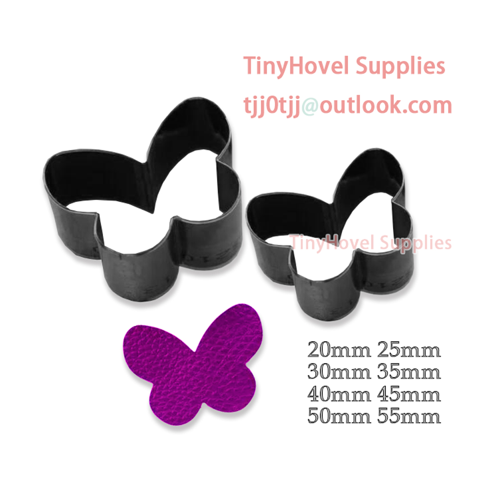 20mm-100mm Kelebek Şeklinde Çe - Leatherwork Flowers incelemesi ve fiyatı