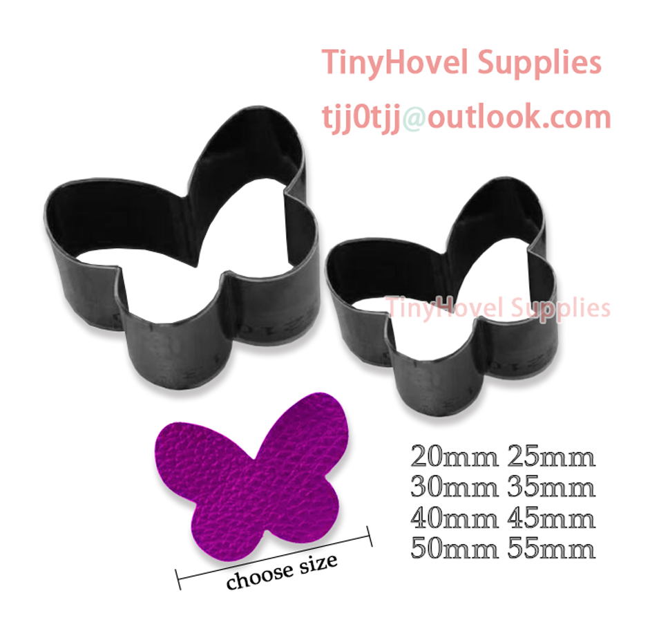 20mm-100mm Kelebek Şeklinde Çe - Leatherwork Flowers incelemesi ve fiyatı