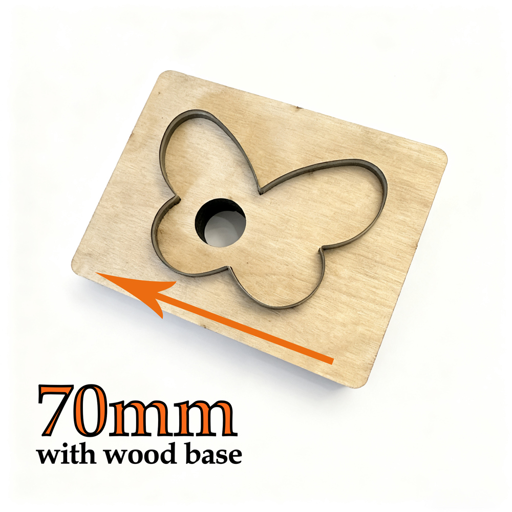 20mm-100mm Kelebek Şeklinde Çe - Leatherwork Flowers incelemesi ve fiyatı