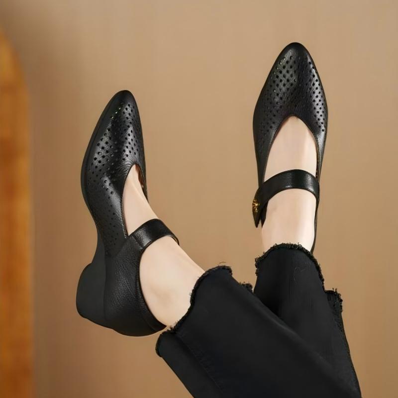 Kadın Yazlık Yumuşak Deri Sivr - Leather Work Outfit incelemesi ve fiyatı
