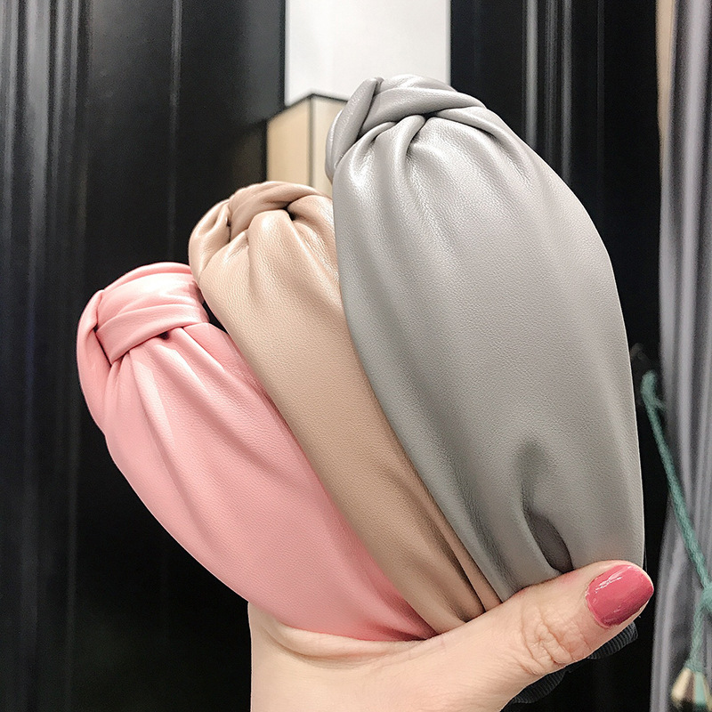 Yeni Moda Katı Renkler Saç Düğ - Leatherwork Pony incelemesi ve fiyatı
